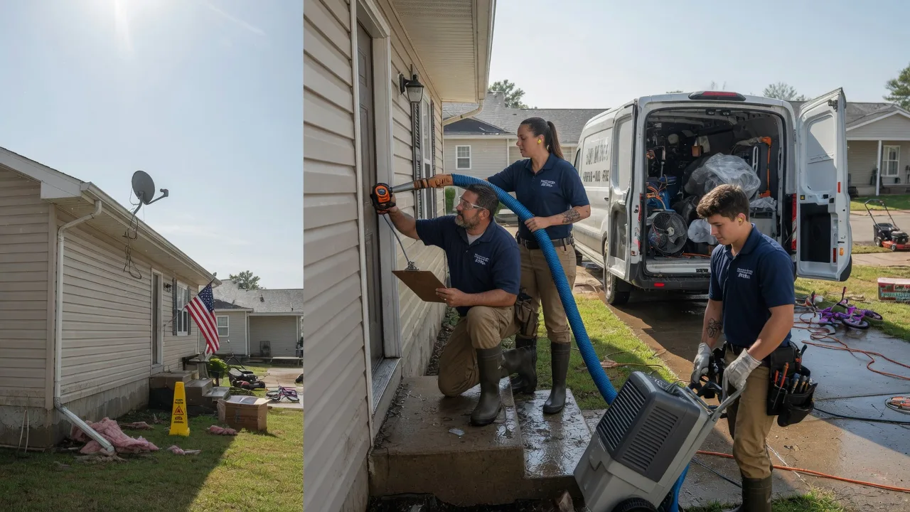 Ceiling Water Damage Restoration in Vega, TX near me